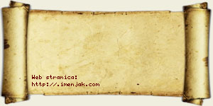 Snežana Joksimović vizit kartica